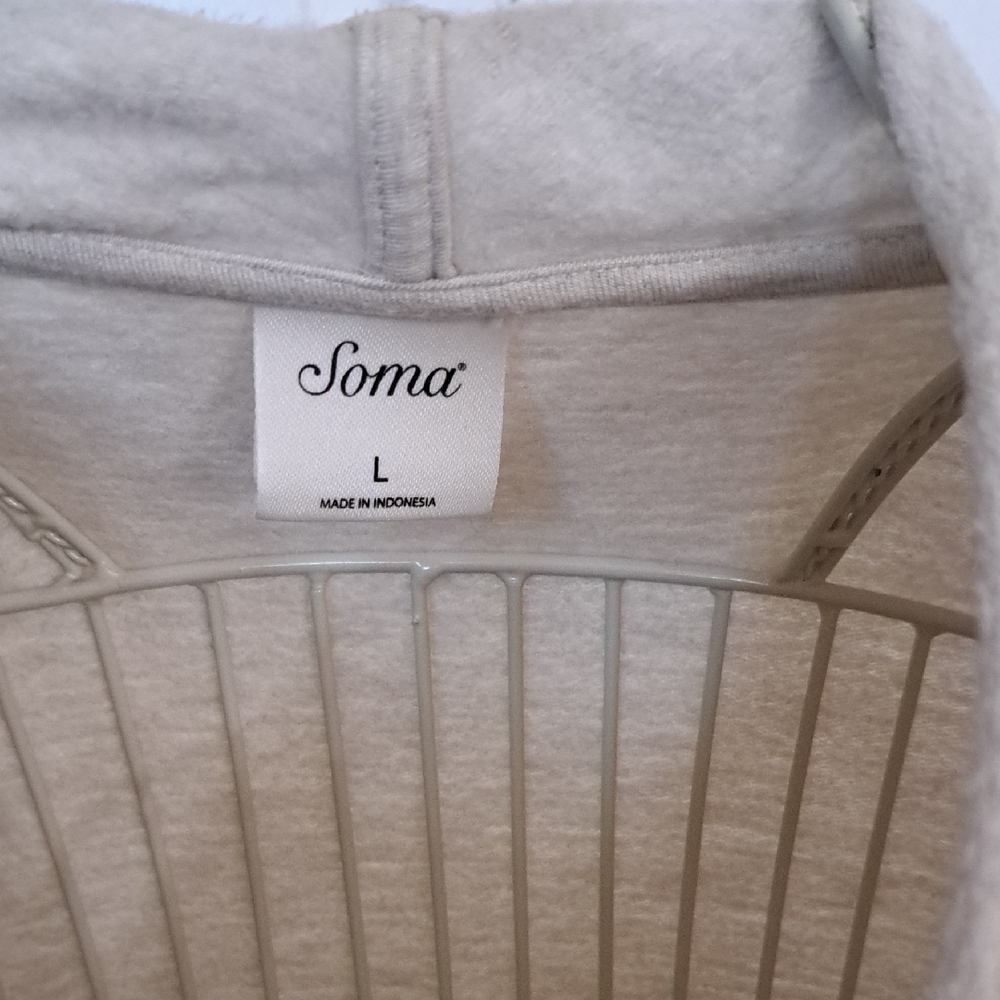 Women's Cream Open Front Cardigan - Picture 2 of 3